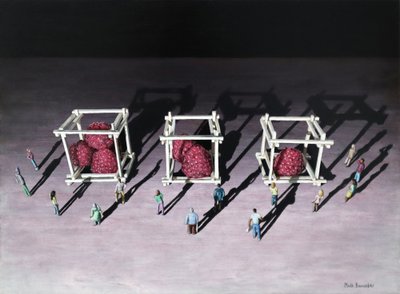 More Than One, 2021 (acrílico sobre painel) de Matt Bannister