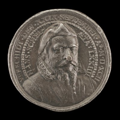 Hans Schel, 1518-1592, Patrício de Nurembergue [obverso], 1592. de Matthäus Carl