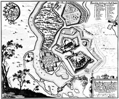 Bremervörde, Baixa Saxónia, Alemanha de Matthaus Merian