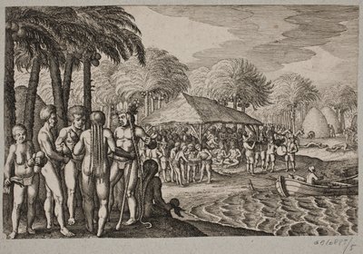 Sobre a recepção dos holandeses em outra ilha de Matthäus Merian d.Æ.
