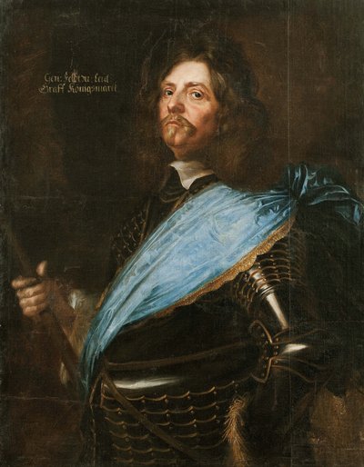 Retrato do conde Hans Christoff von Königsmarck 1600-1663, 1651. de Matthaeus Merian the Younger
