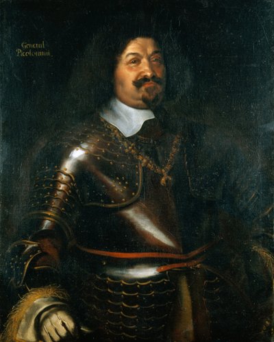 Retrato do príncipe Octavio Piccolomini 1599-1656, duque de Amalfi, 1649. de Matthaeus Merian the Younger