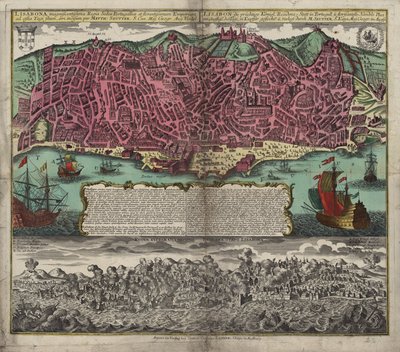 Mapa da colecção de mapas da Biblioteca Nacional. O mapa foi publicado em Augsburg de Matthäus Seutter