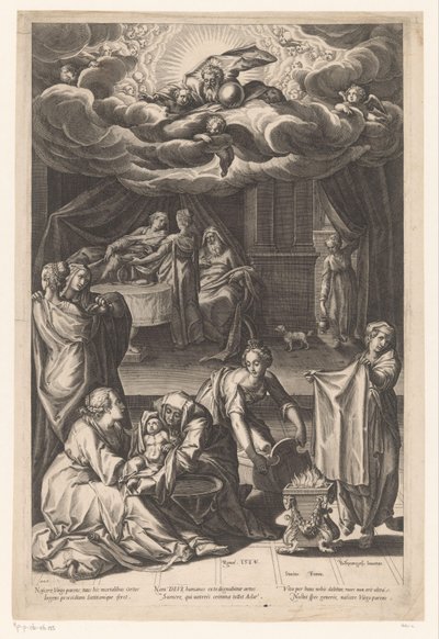 Nascimento da Virgem de Matthaus Greuter