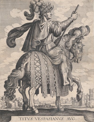 Gravura 10: Imperador Tito a Cavalo, de 