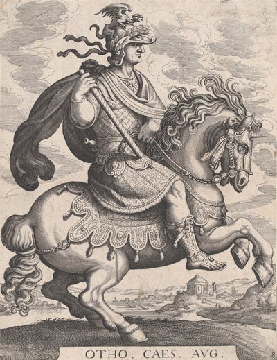 Placa 8: Imperador Otho on Horseback, de 