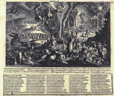 O Sabá das Bruxas de Matthaus the Elder Merian