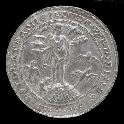 Alegoria da Liberalidade [reverso]. de Matthes Gebel