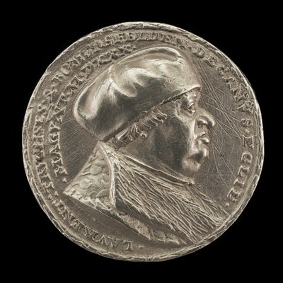 Lorenz Truchsess von Pommersfelden, 1473-1543, Reitora da Catedral de Mainz [anverso]. de Matthes Gebel
