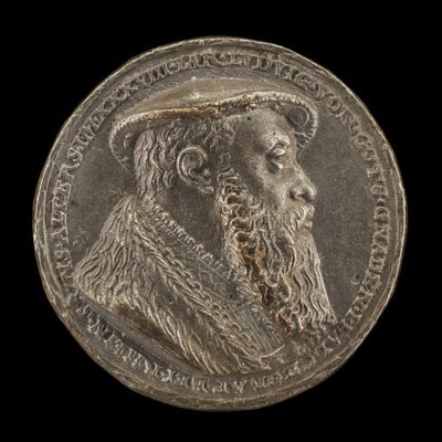 Ludwig X, 1495-1545, Duque da Baviera 1514 [anverso], 1535. de Matthes Gebel