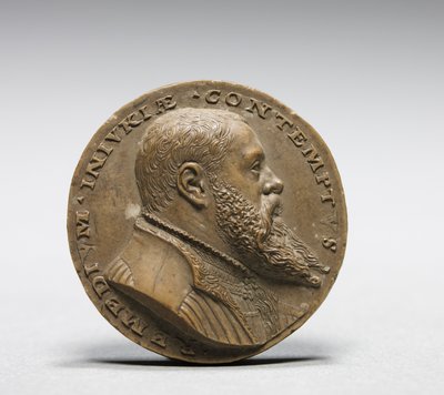 Modelo para o anverso da medalha do filho de Martin III Geuder de Matthes Gebel