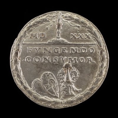 Escudos e Leme [reverso], 1529. de Matthes Gebel