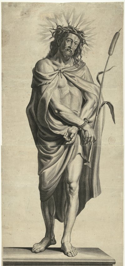 Ecce Homo Série de Ecce Homo, Cristo Crucificado, Virgem Maria e João Evangelista (título da série) de Mattheus Borrekens