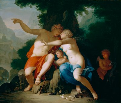 Vénus e Adónis de Mattheus Terwesten