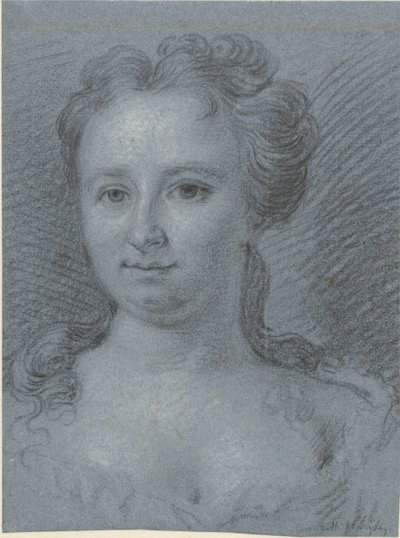 Retrato de uma Miss Swiers nascida Moleneyser de Mattheus Verheyden
