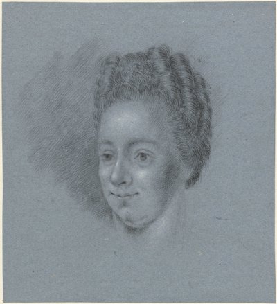 Retrato de uma mulher, virado para a esquerda de Mattheus Verheyden
