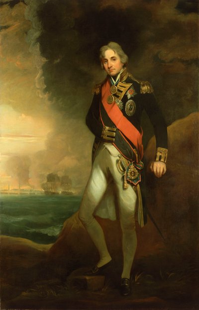 Contra-almirante Horatio Nelson de Matthew (attr.to) Shepperson