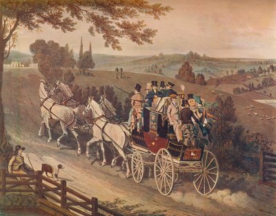 Treinador de palco, 1822 de Matthew Dubourg