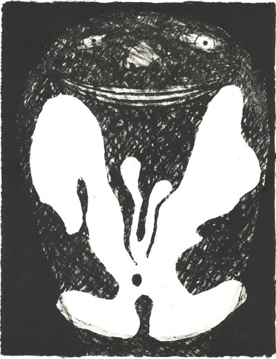 Des Bêtes" Livro de artista 1, 2018 (litografia) de Matthew Hilton