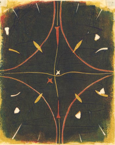 Mandala Débordé, 2012 (linogravura) de Matthew Hilton