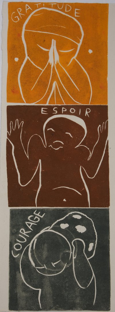 lema dois, 2006 (linóleo) de Matthew Hilton