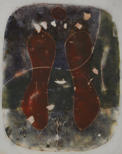 quadro 1, 2020 (linóleo) de Matthew Hilton