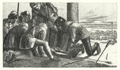 A Lenda da Pluma do Príncipe (gravura) de Matthew James (attr. to) Lawless