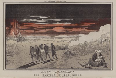 Depois de Weissenburg! ou, A Colheita do Reno (cor litho) de Matthew