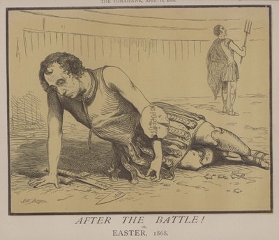 Depois da Batalha! ou, Páscoa de 1868 (cor litho) de Matthew