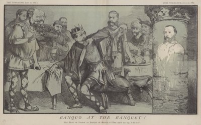 Banquo no Banquete (cor litho) de Matthew