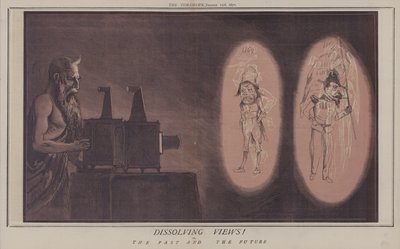 Dissolvendo Vistas! ou, O Passado e o Futuro (cor litho) de Matthew