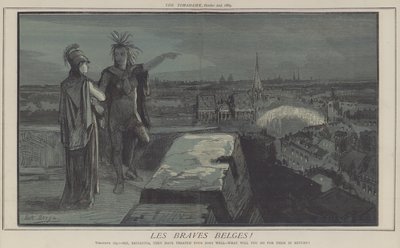 Os bravos belgas! (cor litho) de Matthew