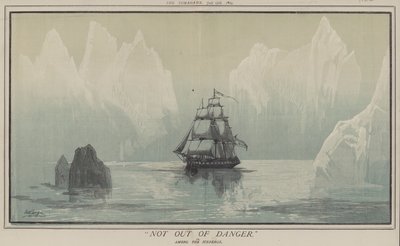 Não por Perigo ou, entre os Icebergs (cor litho) de Matthew