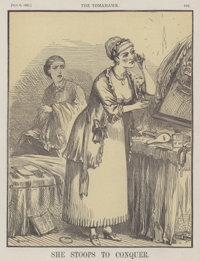 Ela pára para Conquistar (cor litho) de Matthew
