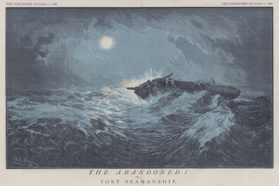 O Abandonado! ou, Tory Seamanship (cor litho) de Matthew