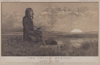 The French Memnon ou, Waiting for War (cor litho) de Matthew