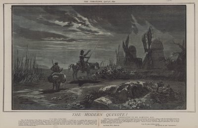 O Quixote Moderno! (cor litho) de Matthew