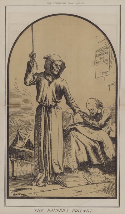 O Amigo do Pauper! (cor litho) de Matthew