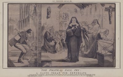 The Political Paul Pry: or, A Nasty Treat for Newdegate (cor litho) de Matthew