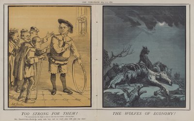 Demasiado forte para eles! Os Lobos da Economia! (cor litho) de Matthew