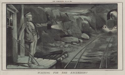 À espera da excursão! (cor litho) de Matthew