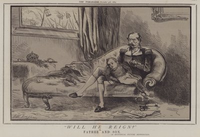 Irá Ele Reinar? ou, Pai e Filho (cor litho) de Matthew