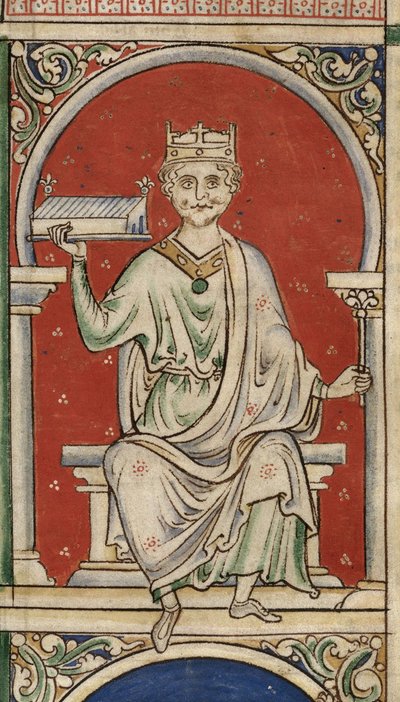 King William Rufus da história da Inglaterra maior Chronicle de Matthew Paris