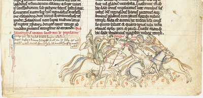 Saladino captura a Santa Cruz De Chronica maiora I de Matthew Paris, século XIII de Matthew Paris