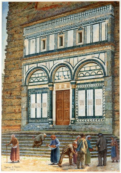 A Badia de Fiesole, Florença, Itália de Matthew Thomas Rooke