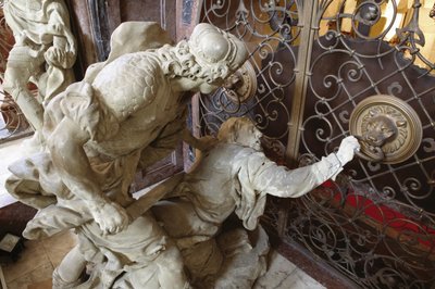 Assassinato de São Venceslau (mármore) de Matthias Bernard Braun