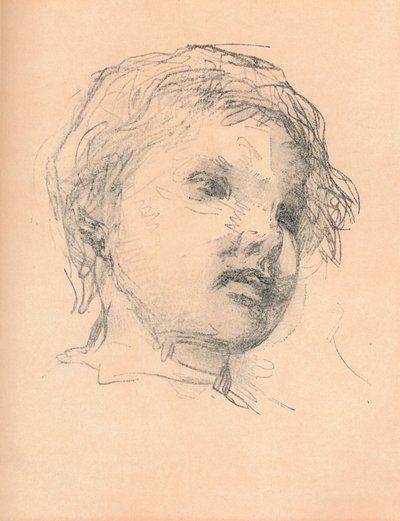 Esboço de uma criança, c1920 de Matthias Marris