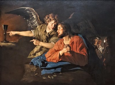 Cristo no Monte das Oliveiras de Matthias Stom