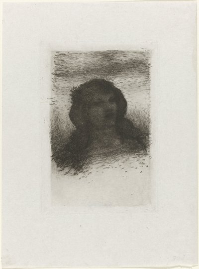 Cabeça de uma rapariga de Matthijs Maris