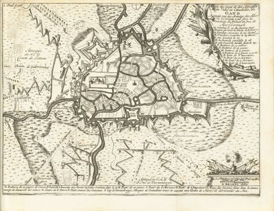 Beleg van Gent, 1708
Plano do Cerco e Ataques da Cidade e da Cidadela de Gand Assieged pelos Exércitos dos Aliados no dia 22. Dezem 1708 sob a Conduta do Príncipe e Duque de Marlborough (título sobre o objecto) de Matthijs Pool (possibly)